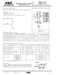 Datasheet KRC112S manufacturer KEC