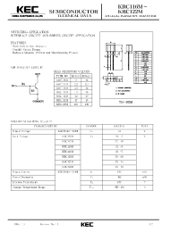 Datasheet KRC119M manufacturer KEC