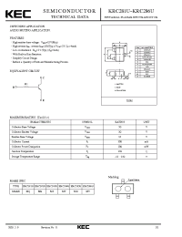 Datasheet KRC281U manufacturer KEC