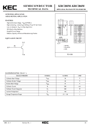 Datasheet KRC282M manufacturer KEC