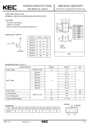 Datasheet KRC416V manufacturer KEC