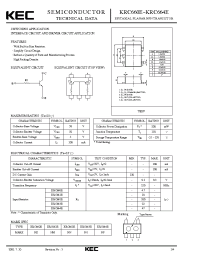 Datasheet KRC663E manufacturer KEC