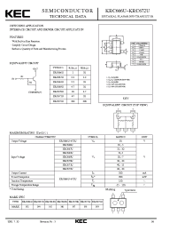 Datasheet KRC668U manufacturer KEC