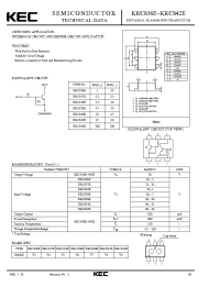 Datasheet KRC839E manufacturer KEC