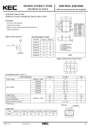 Datasheet KRC853E manufacturer KEC