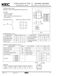 Datasheet KRC862E manufacturer KEC