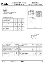 Datasheet KTC4072E manufacturer KEC