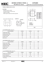 Datasheet KTX201 manufacturer KEC