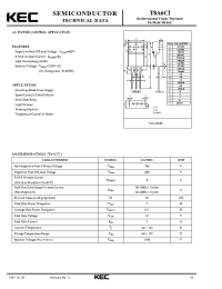 Datasheet T8A6CI manufacturer KEC