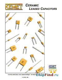 Datasheet C124C102J2G5CA manufacturer Kemet