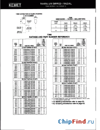 Datasheet T354A105M035AS manufacturer Kemet