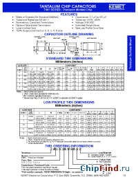 Datasheet T491B105K035AS manufacturer Kemet