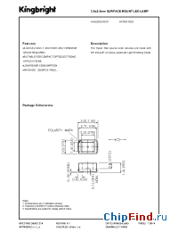 Datasheet AA3020SURCK manufacturer Kingbright