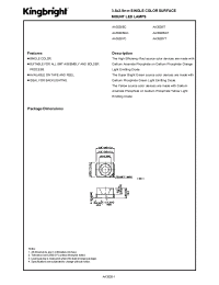 Datasheet AA3528 manufacturer Kingbright