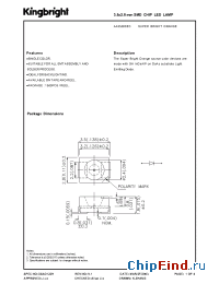 Datasheet AA3528SEC manufacturer Kingbright