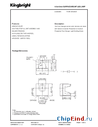 Datasheet AA4040NC manufacturer Kingbright