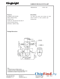 Datasheet AM2520SURC09 manufacturer Kingbright