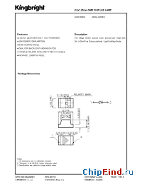 Datasheet AP2012MGC manufacturer Kingbright