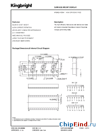 Datasheet APBA02-41EWA manufacturer Kingbright