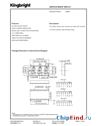 Datasheet APBA03-41CGKWA manufacturer Kingbright