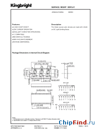 Datasheet APBA03-41VGKWA manufacturer Kingbright