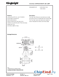 Datasheet APBL3025SRPGCPR производства Kingbright