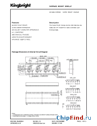 Datasheet APCA02-41SEKWA manufacturer Kingbright