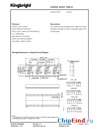 Datasheet APCA02-41YWA manufacturer Kingbright