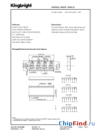 Datasheet APCA03-41EWA manufacturer Kingbright