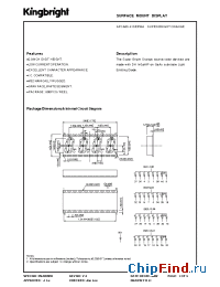Datasheet APCA03-41SEKWA manufacturer Kingbright
