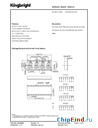 Datasheet APCA03-41SRWA manufacturer Kingbright