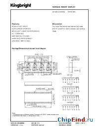 Datasheet APCA03-41SURKWA manufacturer Kingbright