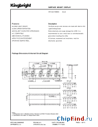 Datasheet APCC02-41MBWA manufacturer Kingbright