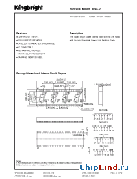 Datasheet APCC02-41SGWA производства Kingbright