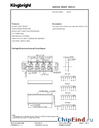 Datasheet APCC03-41PWFA manufacturer Kingbright