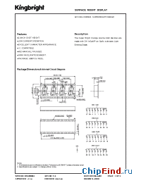 Datasheet APCC03-41SEKWA manufacturer Kingbright