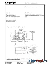 Datasheet APDA02-41SEKWA manufacturer Kingbright