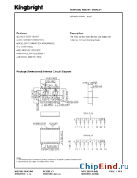 Datasheet APDA03-41PBWA производства Kingbright