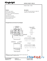 Datasheet APDA03-41VGKWA manufacturer Kingbright