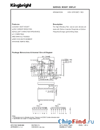 Datasheet APDA56-41EWA manufacturer Kingbright