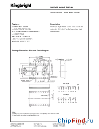 Datasheet APDC02-41SYKWA manufacturer Kingbright