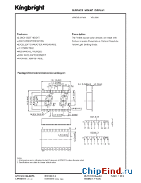 Datasheet APDC02-41YWA производства Kingbright
