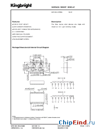 Datasheet APDC03-41PBWA manufacturer Kingbright
