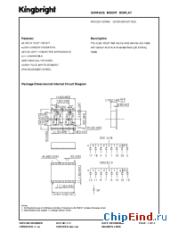 Datasheet APDC03-41SRWA manufacturer Kingbright