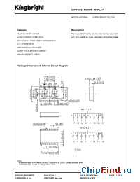 Datasheet APDC03-41SYKWA manufacturer Kingbright