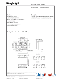 Datasheet APDC04-41SGWA производства Kingbright