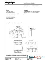 Datasheet APDC04-41SRWA manufacturer Kingbright