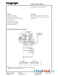 Datasheet APDC56-41SRWA manufacturer Kingbright