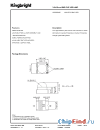 Datasheet APED3528EC manufacturer Kingbright
