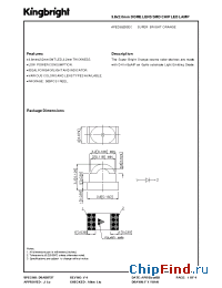 Datasheet APED3820SEC manufacturer Kingbright